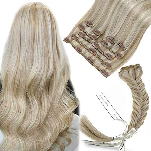 Runature Clip En Extensiones De Cabello Cabello Humano 14 Pu