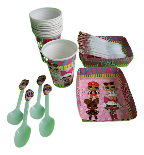 Kit Decoracion Infantil Lol 36niños Leer Descripcion