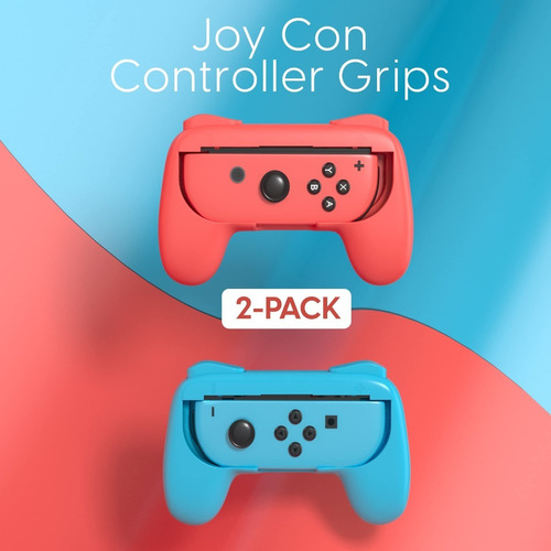 Kit 2 Joy-con Grip Control Nintendo Switch 