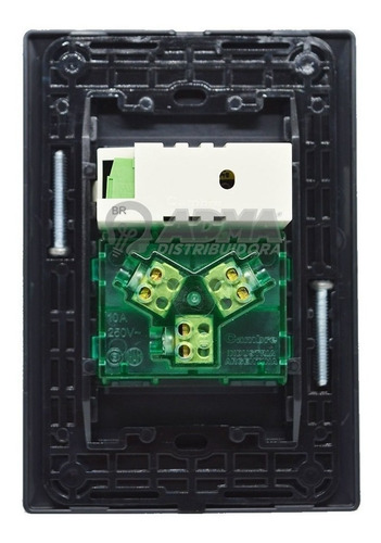 Tapa Bastidor Cambre Toma 10a + Toma Usb Siglo Xxii Gris