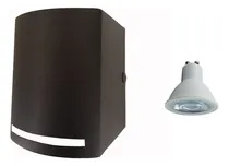 Comprar Aplique Pared Unidireccional Para Exterior + Dicroica Led 7w