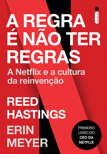 A Regra É Não Ter Regras: A Netflix E A Cultura Da Reinvenção, De Hastings, Reed. Editora Intrínseca Ltda., Capa Mole, Edição Livro Brochura Em Português, 2020