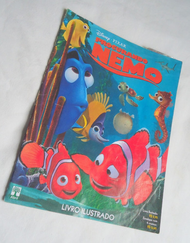 Álbum De Figurinhas Incompleto Procurando Nemo 