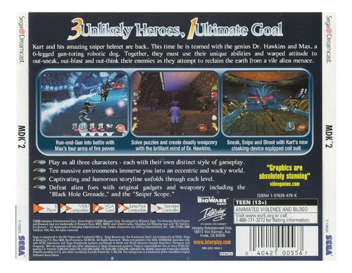 Mdk2 - Dreamcast