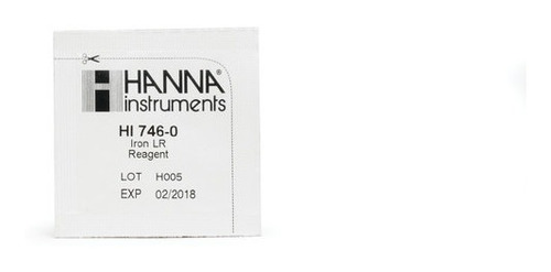 Hanna Instruments Reactivo En Polvo Para Hierro Rb Hi 746-25