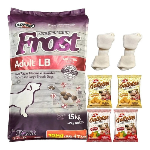 Frost Adulto Lb 17k + 6 Sachet + Cuerda + Envio Gratis