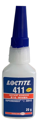 Loctite 411 20gr Henkel Pega Gel Super Glue