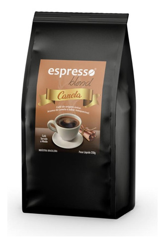 Café Em Pó Saborizado Canela 250g 100% Arábica Gourmet