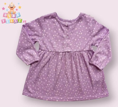 Vestido Manga Larga Para Niñas