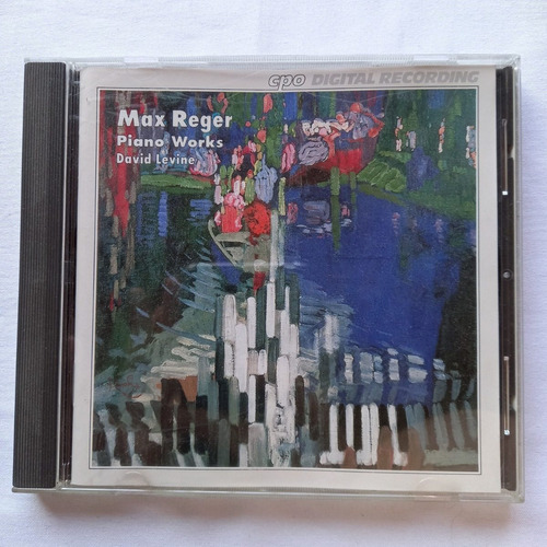 Max Reger David Levine Piano Works Cd / Kktus