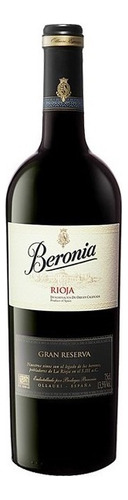 Vino Tinto Beronia Gran Reserva 750 Ml 