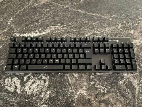 Teclado Mecánico Gaming Rgb Led Alloy Fps Silver Hyperx