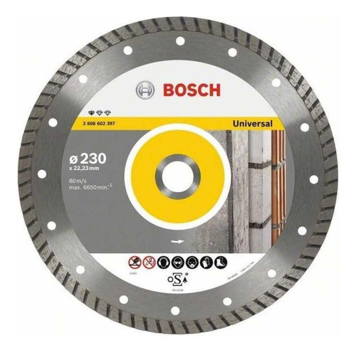 Disco Diamantado  Bosch 2608602397 Borde Segmentado Turbo 9 