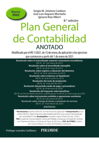 Libro Plan General De Contabilidad Anotado