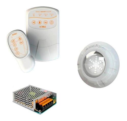 Kit Central Comando Basic Smart Pool + 1 Led 9w Luxpool