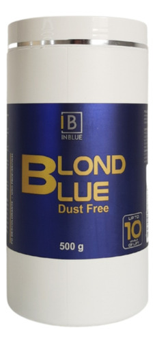  Pó Descolorante Inblue Ultra Premium Blue 500g 10 Tons Tom Pó Ultra Premium Blue