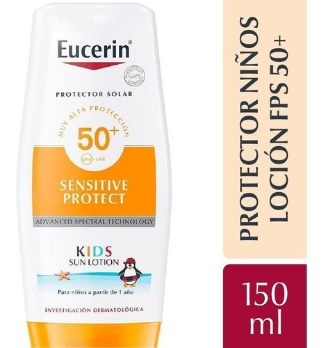 Eucerin Protector Solar Sensitive Protect Kids Sun Lotion 50