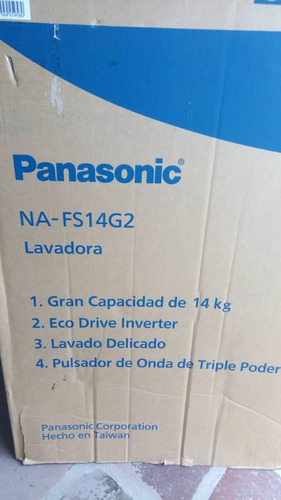 Lavadora Panasonic  Modelo Na-fs 14g2  14 Kg Eco Inverter