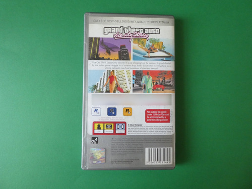 Estuche Vacio Psp ,grand Theft Auto Con Manual (Usado)