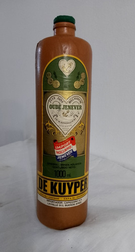 Botellón De Ginebra De Kuyper Holandés Antiguo, De Gress.