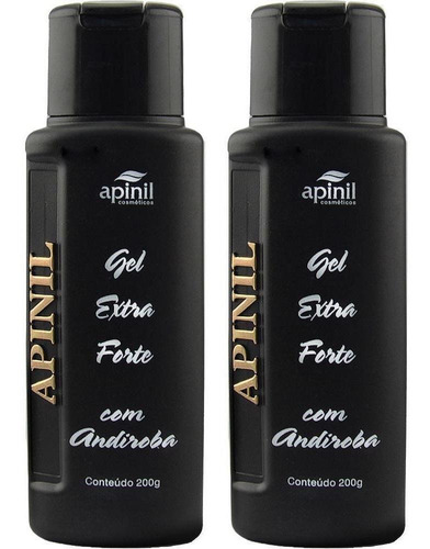 Kit 2 Gel Extra Forte Com Andiroba 200g Apinil