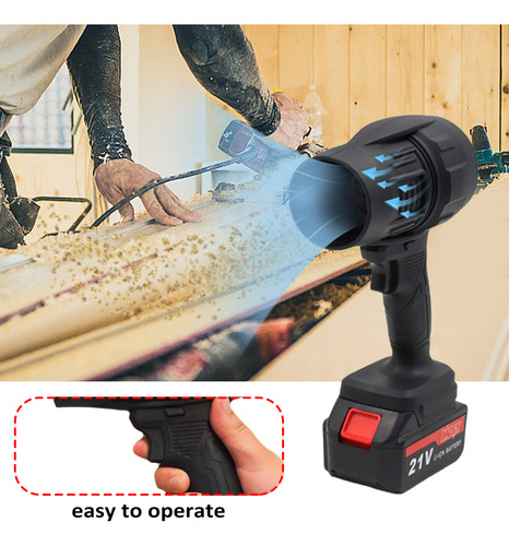 Mini Turbina Sopladora De 2 Piezas Con Cuerpo Antipolvo De B