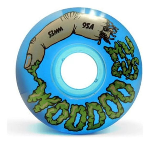 Ruedas De Skate Woodoo Mucus Crystalblue 53mm