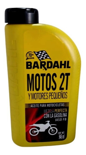 Aceite Motos 2 Tiempos Bardahl /946ml