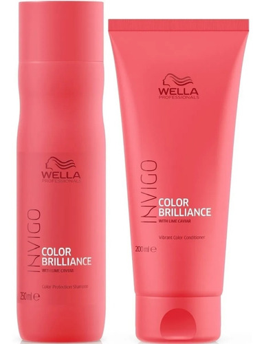 Shampoo Cabello Teñido+acondicionador Color Brilliance Wella