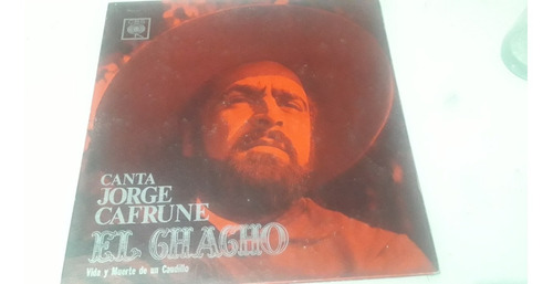 Vinilo Jorge Cafrune El Chacho Vida Y Muerte De Caudillo 