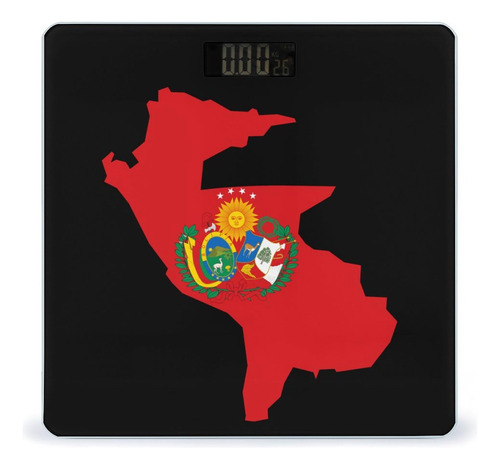 Body Weight Scale Led Display Digital Bolivian Flag Map Bat.