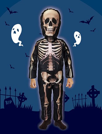 Disfraz Infantil Esqueleto Halloween Candela