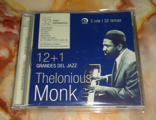 Thelonious Monk - Grandes Del Jazz - 2 Cds Arg.