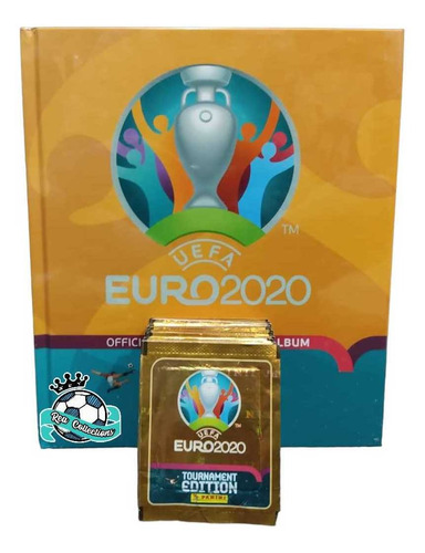 Álbum Pasta Dura Euro 2020 + Caja De 50 Sobres Panini 2021