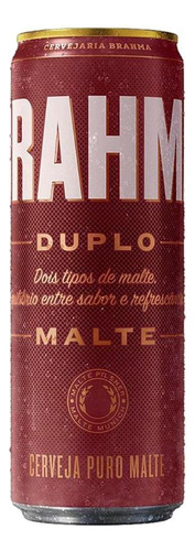 Cerveja Brahma Duplo Malte Lata 350ml 12 Unidades