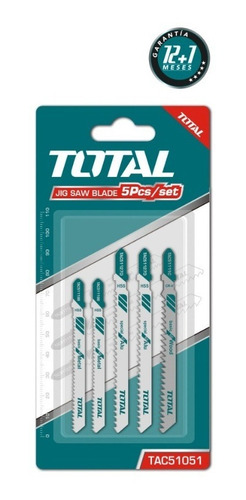 Set Hojas Sierra Caladora Total Tools  Tac51051