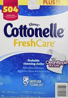 Paños De Limpieza Desechables Cottonelle Fresh Care, 504 Pañ