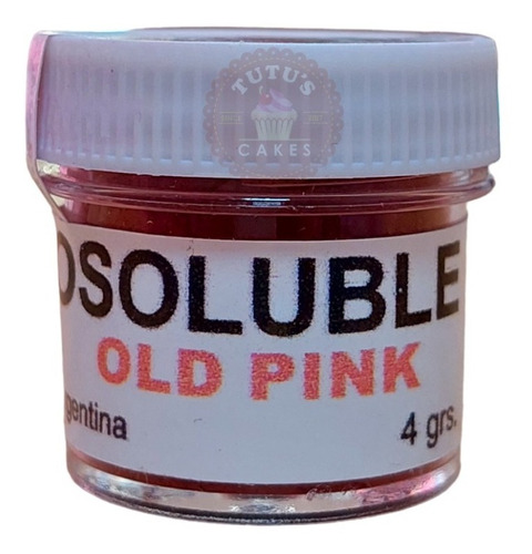 Colorante Comestible Polvo Liposoluble Rosa Viejo Old Pink