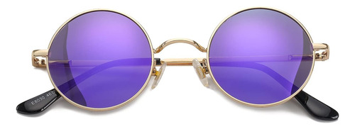 Hjstes Hippie Gafas De Sol Redondas Polarizadas Para Mujeres