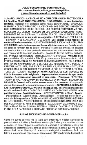 Juicio Sucesorio No Controversial (no Controvertido Vía Judicial, Por Notario Público Y Procedimiento Especial De Los Intestados)
