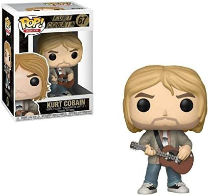 Funko Pop! Rocks: Kurt Cobain Nirvana - Figura De Vinilo De