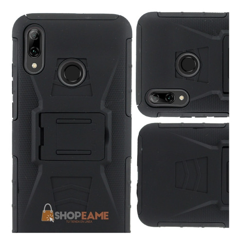 Funda Huawei Mate Nova 4 5 Y6 Y7 Y9 2019 P30 Lite Uso Rudo + Mica Cristal