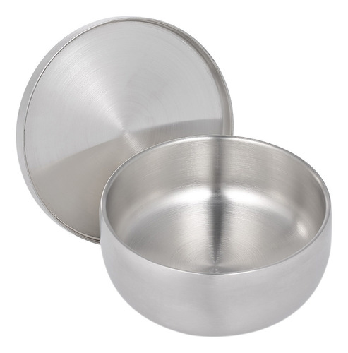 Taça De Barbear, Sabonete, Caneca De Aço Inoxidável, Limpeza
