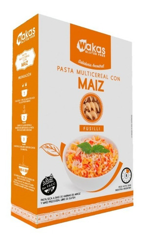 Fideos Wakas Multicereal - 5x250gr - Sin Tacc 