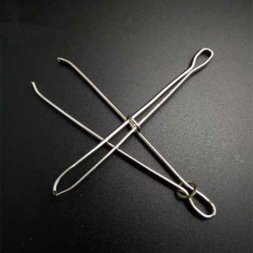 5 Pinzas Y Enhebrador De Cordón Elástico Bodkin De Metal,