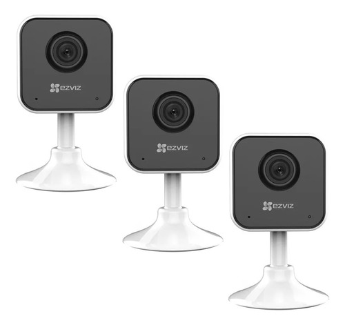 Combo 3 Camaras Wifi Ezviz Cs-h1c 2mp 2.8mm Base Magnetica