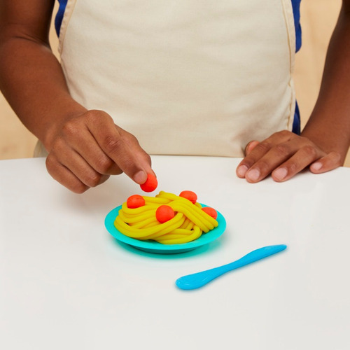 Massinha Play Doh Macarrão Mágico - Hasbro F3465 Cor AZUL, VERDE, AMARELO E VERMELHO