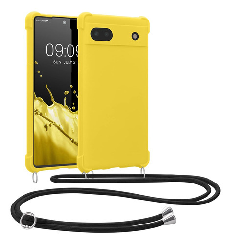 Funda Para Celular Google Pixel 6a Kwmobile Color Amarillo