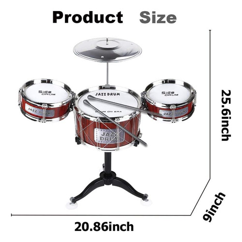 Sets De Batería De Tambor De Jazz Ahomash Para Niños 1 6 Kit