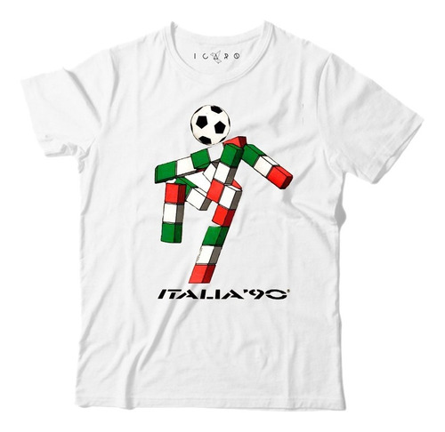 Remera Mundial Italia 90 100% Algodon Icaro Remeras